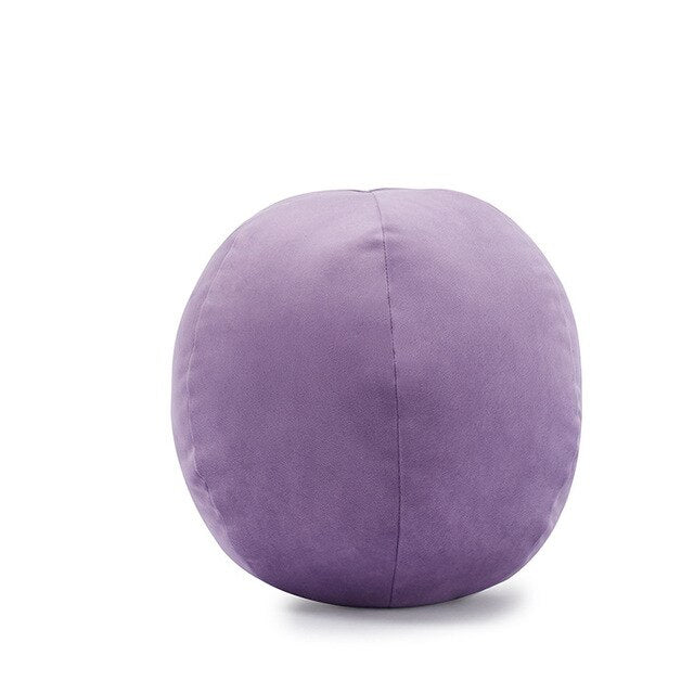 Velvet ball pillow
