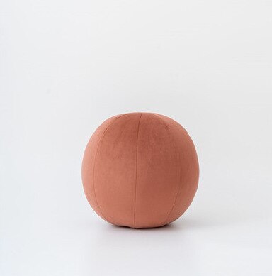Velvet ball pillow