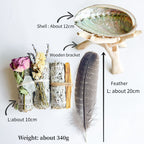 Home interior decoration ornaments American white sage burning worship utensils