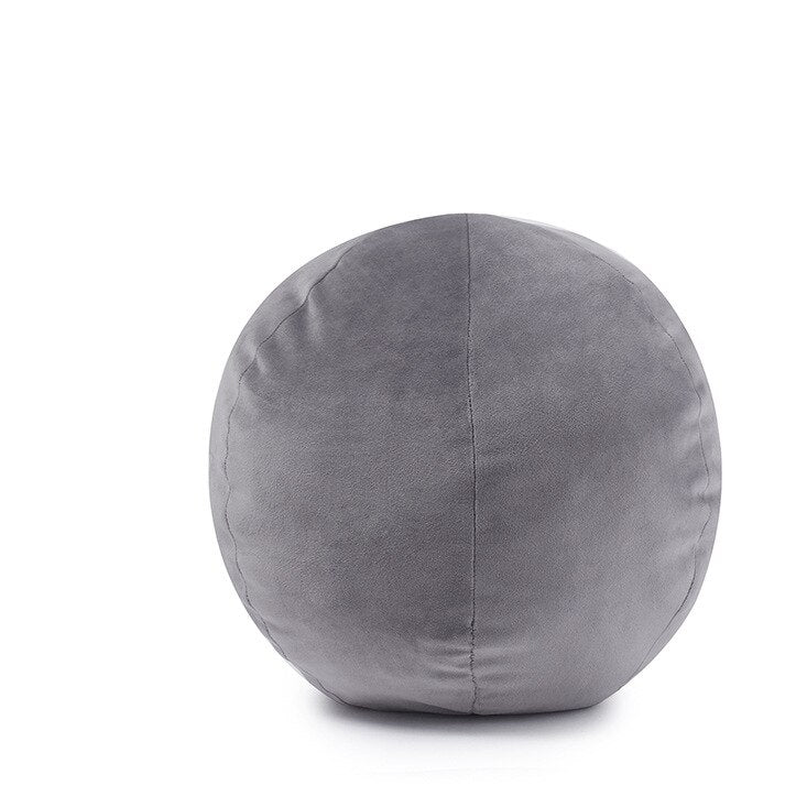 Velvet ball pillow