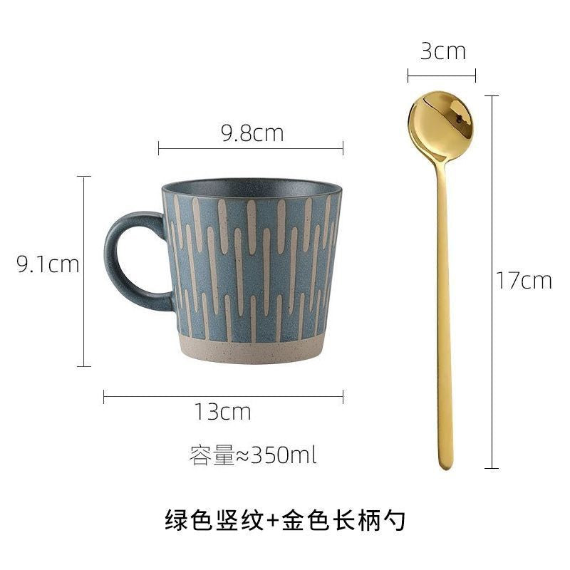 Stoneware Mug Coffee Cup Couple Water Cup