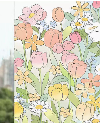 Static Bathroom Bathroom Transparent Opaque Privacy Kitchen Window Frosted Glass Sticker