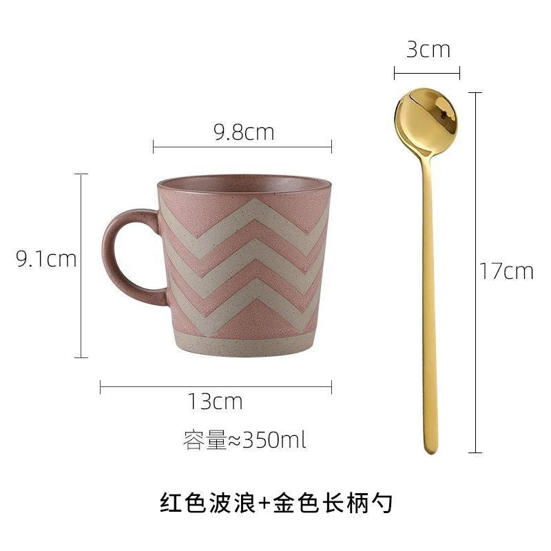 Stoneware Mug Coffee Cup Couple Water Cup