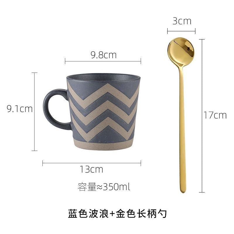 Stoneware Mug Coffee Cup Couple Water Cup